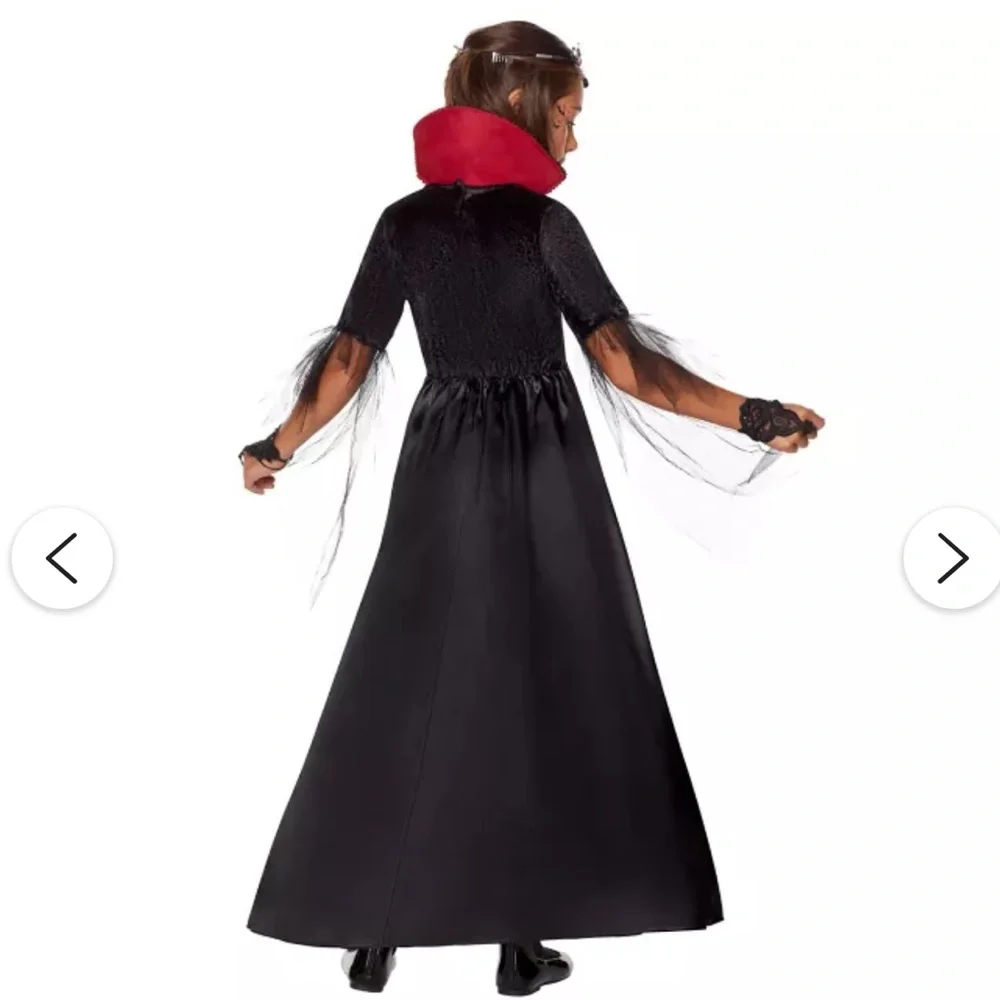 Spirit Halloween Royal Vampiress Dress Costume! Girls Size Medium! EUC! - Picture 11 of 11